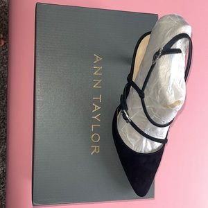 Brand New Ann Taylor Two Piece Suede Pumps
